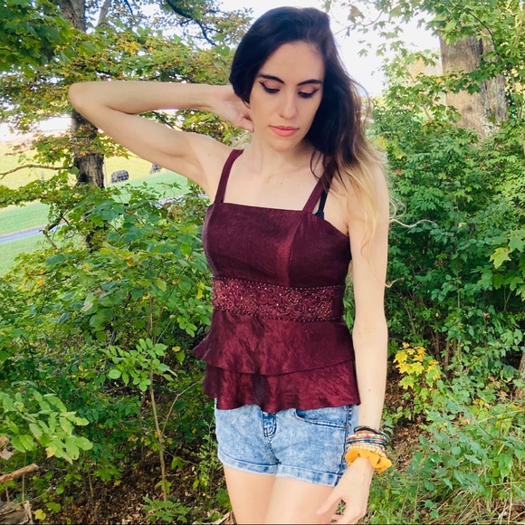 Dress Barn Set 90s Y2K Bustier Top Bolero Jacket - Picture 7 of 13